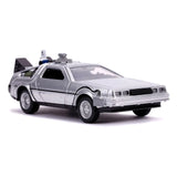 Zurück in die Zukunft II Hollywood Rides Diecast Modell 1/32 DeLorean Time Machine - Smalltinytoystore