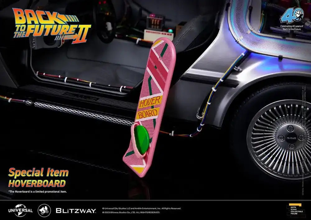 Zurück in die Zukunft II Premium UMS 1/6 Zeitmaschine Time Machine 74 cm Blitzway - Smalltinytoystore