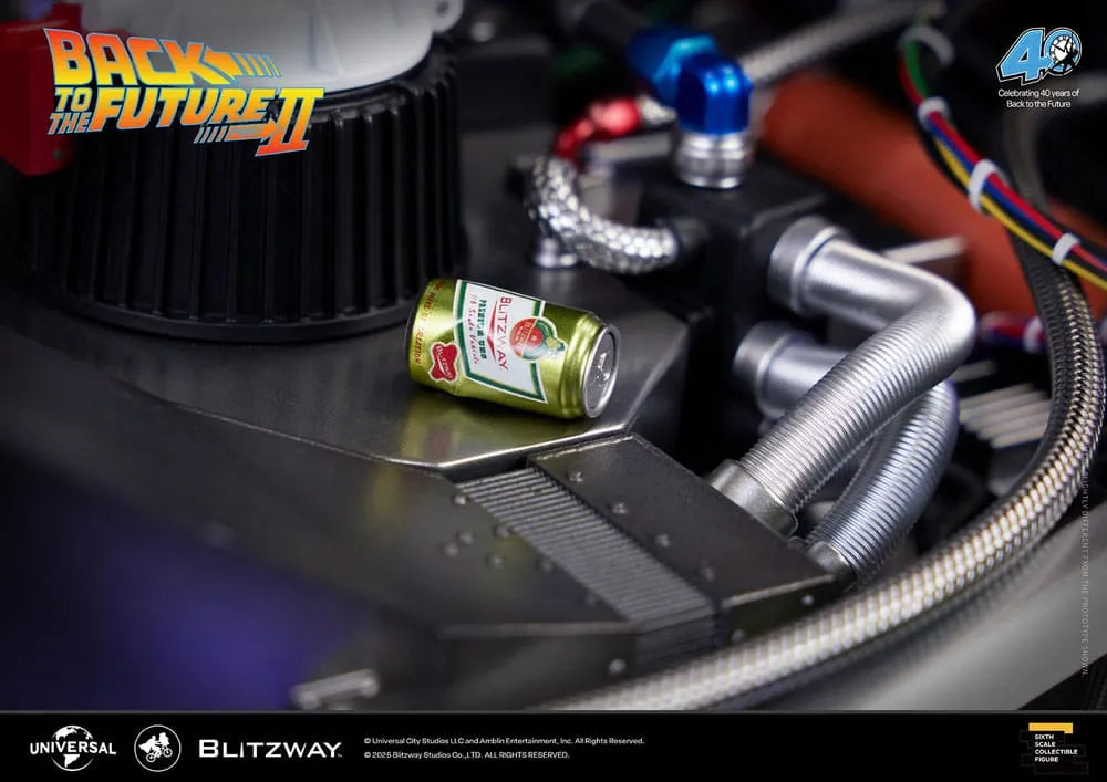 Zurück in die Zukunft II Premium UMS 1/6 Zeitmaschine Time Machine 74 cm Blitzway - Smalltinytoystore