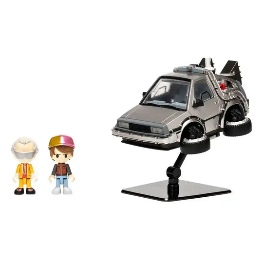 Zurück in die Zukunft II Q-Village Fahrzeug mit Minifiguren Time Machine Part 2