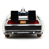 Zurück in die Zukunft III Hollywood Rides Diecast Modell 1/24 DeLorean Time Machine Railroad Wheels - Smalltinytoystore