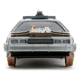 Zurück in die Zukunft III Hollywood Rides Diecast Modell 1/32 DeLorean Time Machine Railroad Wheels - Smalltinytoystore
