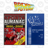 Zurück in die Zukunft Metallbarren Sport Almanac Limited Edition - Smalltinytoystore