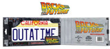 Zurück in die Zukunft Replik 1/1 ´Outatime´ DeLorean Nummernschild - Smalltinytoystore