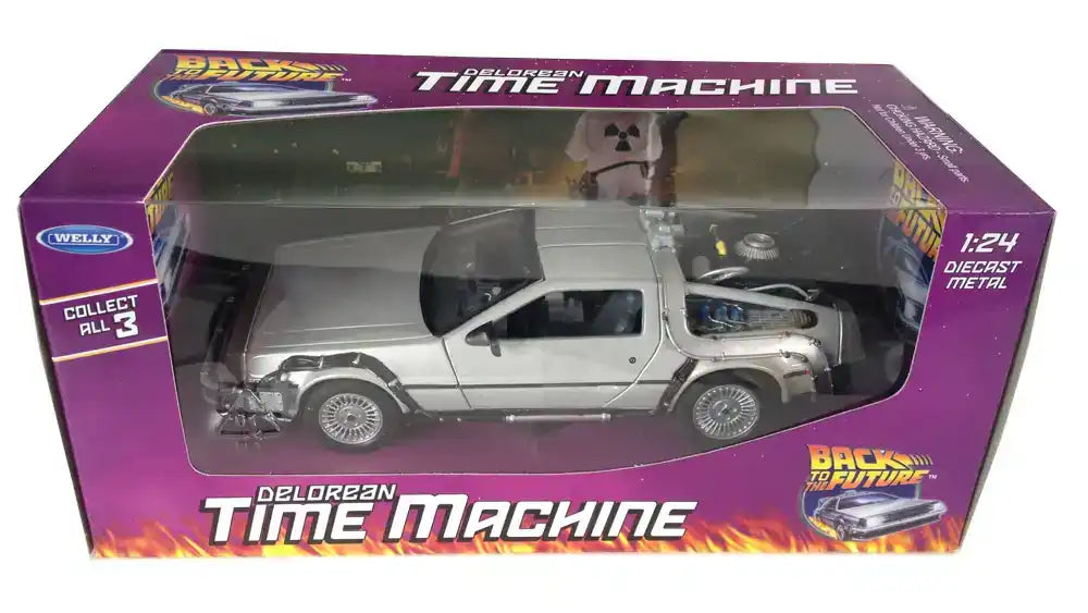 Zurueck in die Zukunft Diecast Modell 1/24 81er DeLorean LK Coupe - Smalltinytoystore