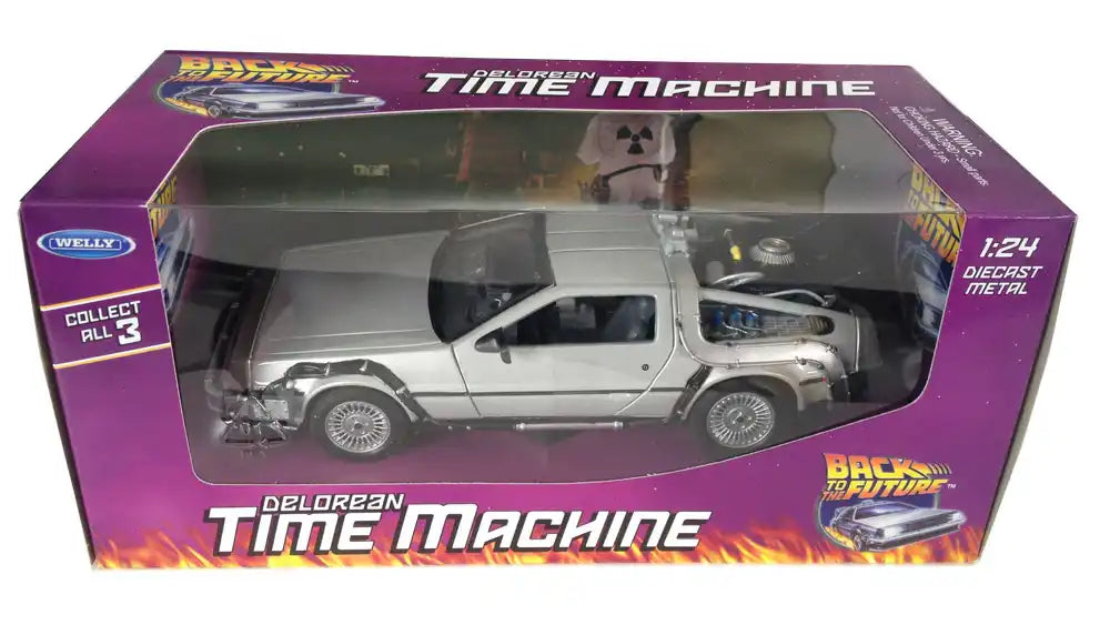Zurueck in die Zukunft Diecast Modell 1/24 81er DeLorean LK Coupe - Smalltinytoystore