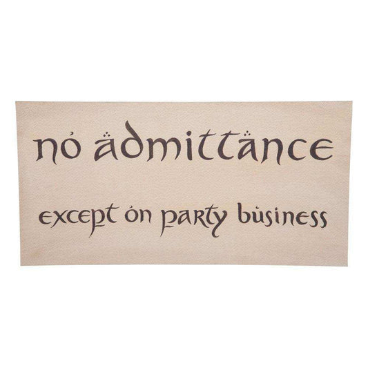 Der Hobbit Replik Schild No Admittance - Smalltinytoystore