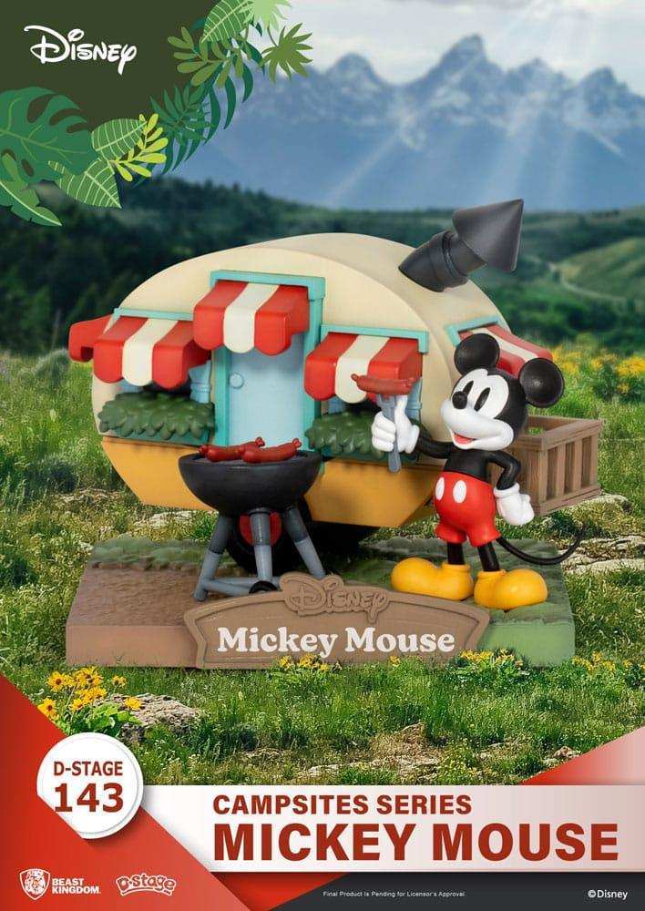 Disney D-Stage Campsite Series PVC Diorama Mickey Mouse 10 cm - Smalltinytoystore