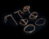 Mythic Legions: All Stars 6 Zubehör-Set für Actionfiguren Belts Pack (Brown) - Smalltinytoystore