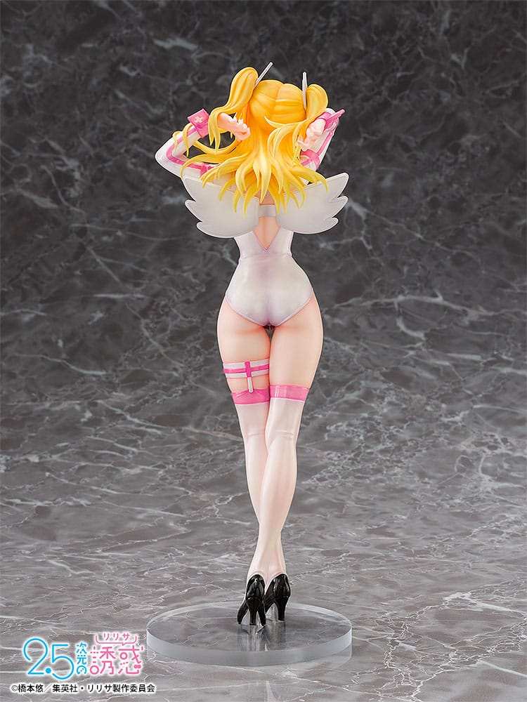 2.5 Dimensional Seduction PVC Statue 1/7 Liliel Angel School spin-off Training Suit/Ririsa 25 cm - Smalltinytoystore