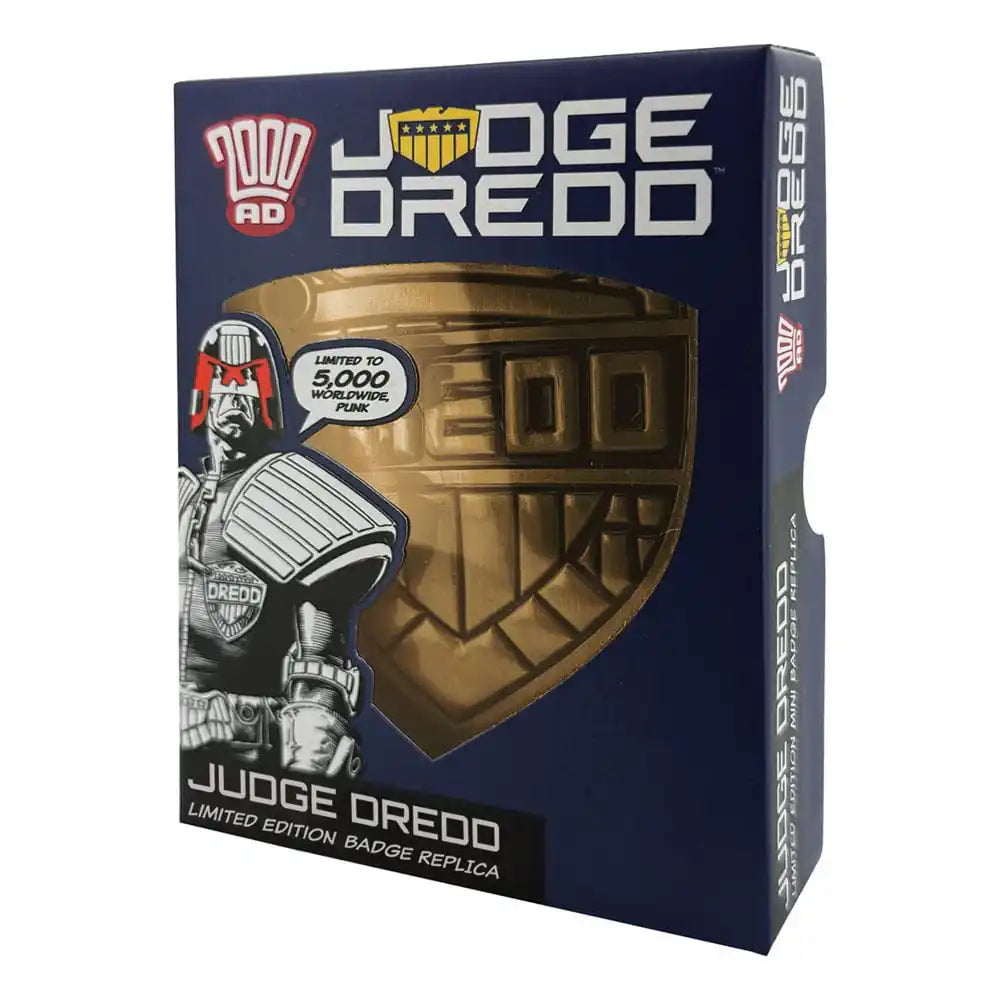 2000 AD Replik Judge Dredd Badge Limited Edition - Smalltinytoystore