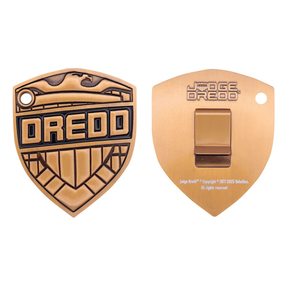 2000 AD Replik Judge Dredd Badge Limited Edition - Smalltinytoystore