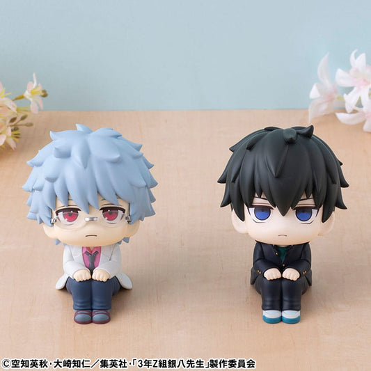 3-Z Ginpachi Sensei Look Up PVC Statue Ginpachi Sakata & Toshiro Hijikata Set (with gift) 11 cm - Smalltinytoystore