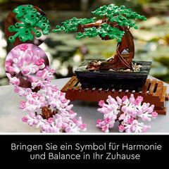 LEGO Botanicals Bonsai Baum Set Für Erwachsene - Pflanzen Home Deko Set - DIY Projekt Und Entspannende Kreative Aktivität - Geschenkidee Für Frauen Und Männer - Botanik Kollektion 10281