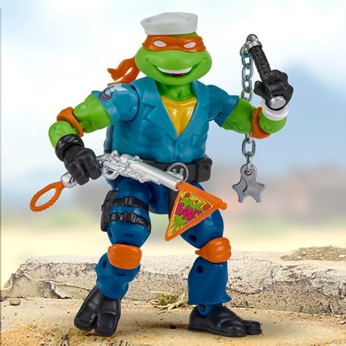Teenage Mutant Ninja Turtles x G.I. Joe Crossover Classics Actionfigur Michelangelo x Shipwreck 12 cm