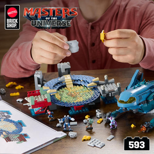 Masters of the Universe Bauset Attack of the Collector Mattel Brick Shop *Bei Amazon erhältlich