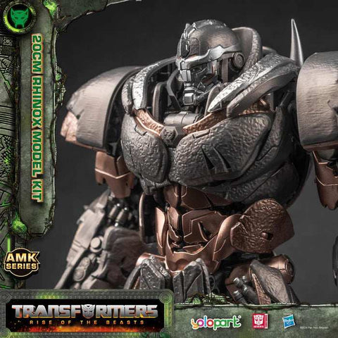 Transformers Rise of the Beasts AMK Series Plastic Model Kit Rhinox 20 cm