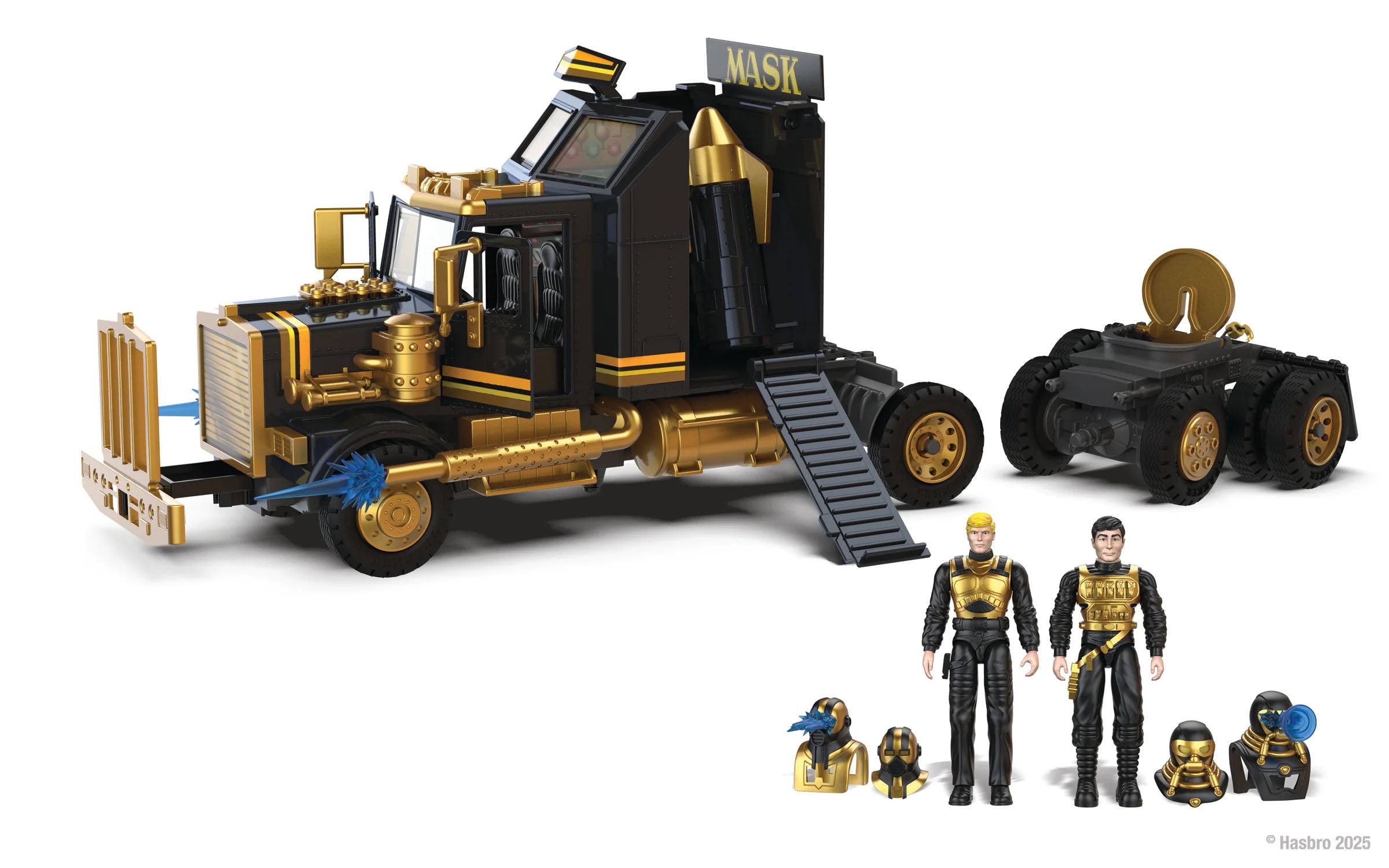 M.A.S.K. 40TH EDITION BLACK & GOLD COLLECTION MDU (Mobile Defense Unit) THE LOYAL SUBJECTS