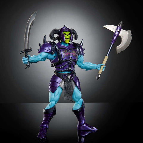 Masters of the Universe Masterverse Battle Armor Skeletor US CARD