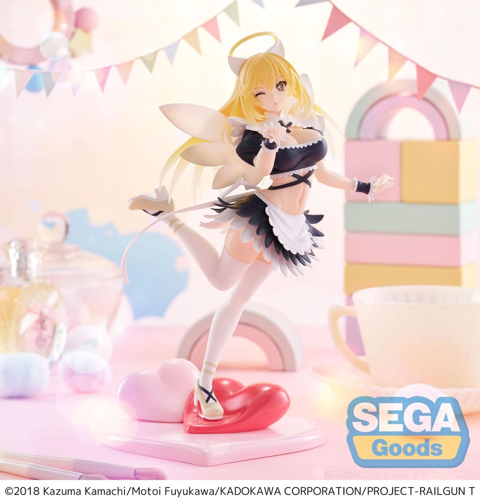 A Certain Scientific Railgun T Luminasta PVC Statue Misaki Shokuhou Fallen Angel Maid 20 cm - Smalltinytoystore