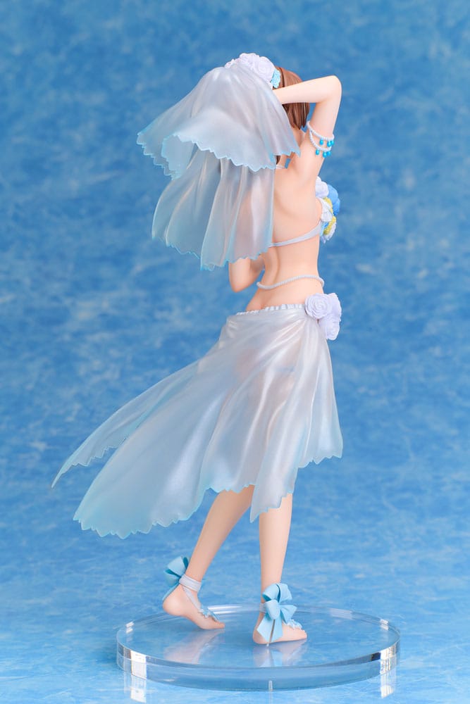 A Certain Scientific Railgun T PVC Statue 1/7 Mikoto Misaka Wedding Swimsuit Ver. 25 cm - Smalltinytoystore