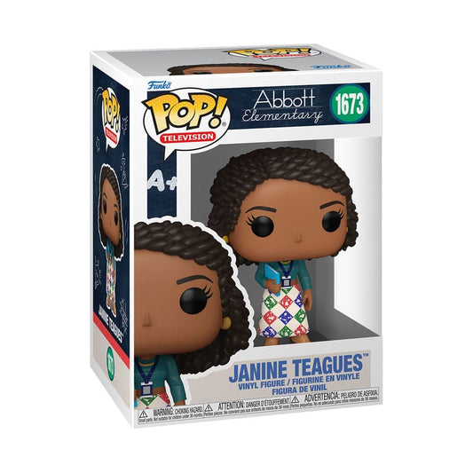 Abbott Elementary POP! TV Vinyl Figur Janine Teagues 9 cm - Smalltinytoystore