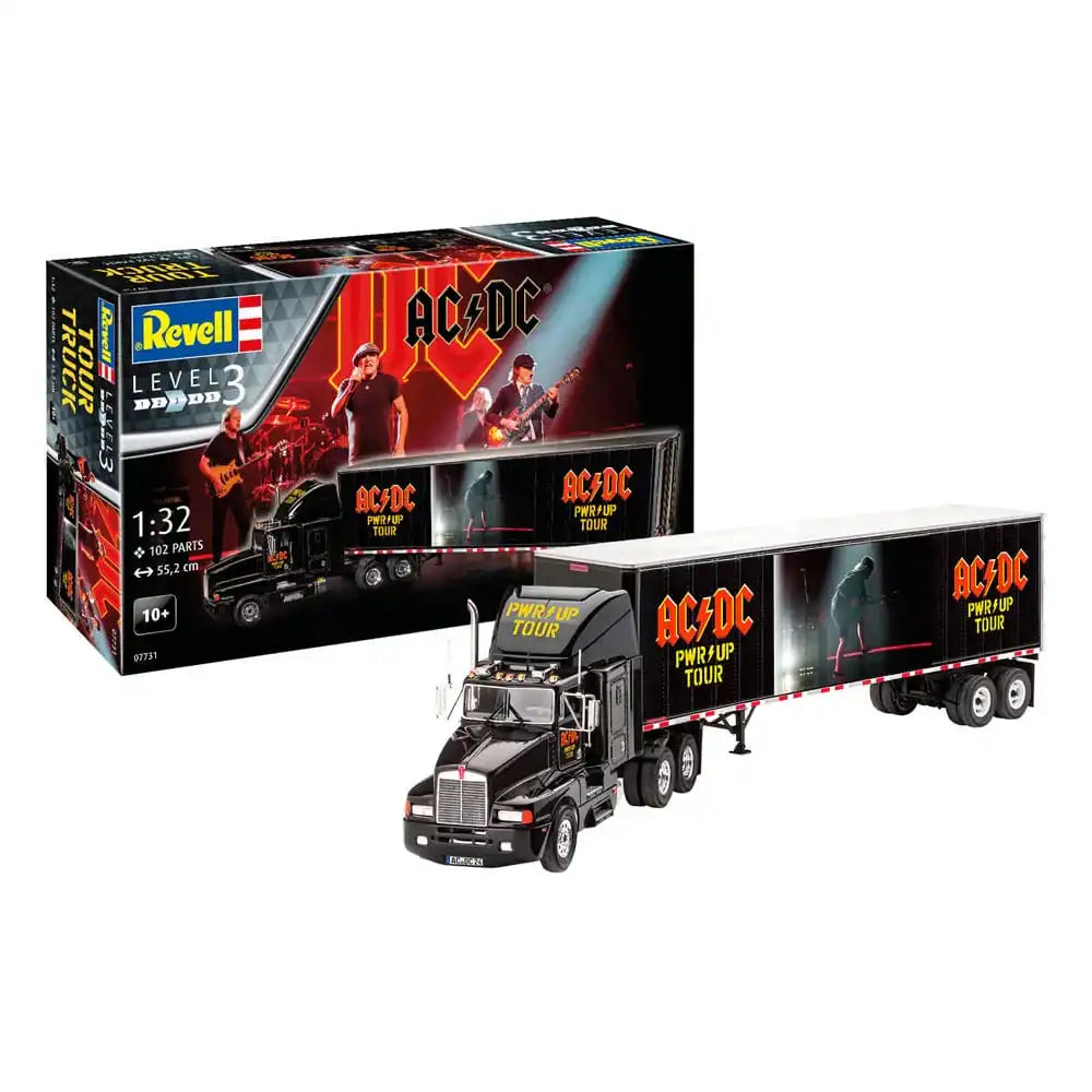 AC/DC Modellbausatz Tour Truck & Trailer 55 cm - Smalltinytoystore