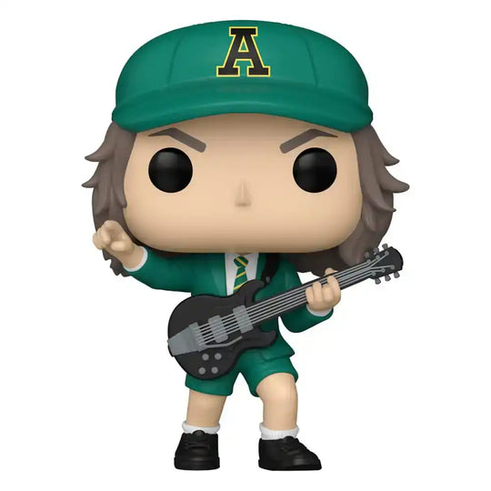 AC/DC POP! Rocks Vinyl Figur Angus Young(Green) 9 cm - Beschädigte Verpackung - Smalltinytoystore