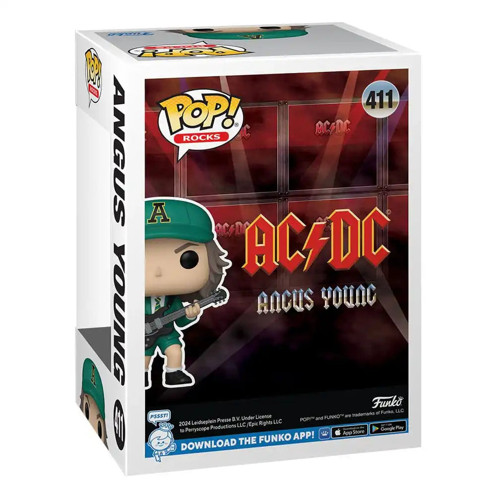 AC/DC POP! Rocks Vinyl Figur Angus Young(Green) 9 cm - Smalltinytoystore