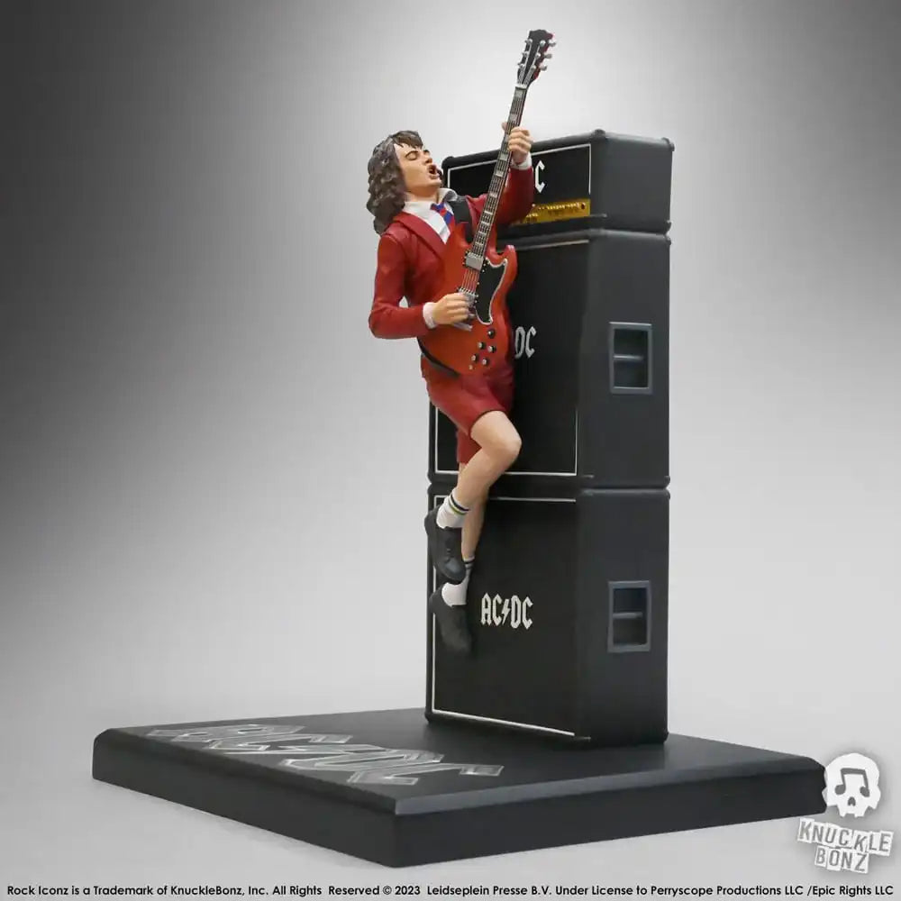 AC/DC Rock Iconz Statue Angus Young III 25 cm - Smalltinytoystore