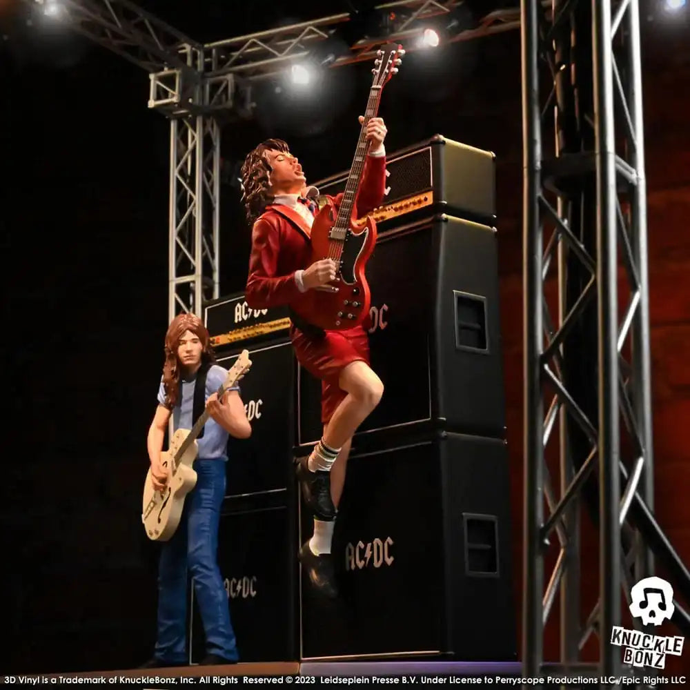 AC/DC Rock Iconz Statue Angus Young III 25 cm - Smalltinytoystore