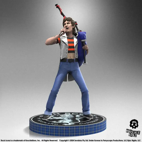 AC/DC Rock Iconz Statue Bon Scott II 24 cm - Smalltinytoystore