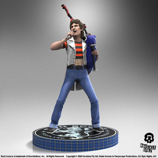 AC/DC Rock Iconz Statue Bon Scott II 24 cm - Smalltinytoystore