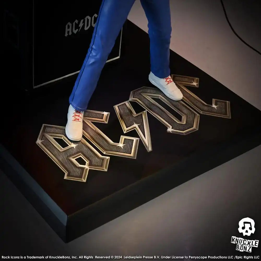 AC/DC Rock Iconz Statue Brian Johnson 23 cm - Smalltinytoystore