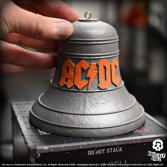 AC/DC Rock Ikonz On Tour Statue PWR UP Tour Hells Bell - Smalltinytoystore