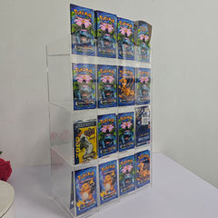 Acryl Verkaufsdisplay / Thekendisplay für Trading Card Booster Packs - Smalltinytoystore