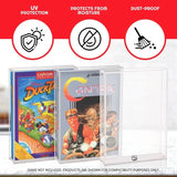 Acrylgehäuse 2er-Pack für NES Spiele - Smalltinytoystore