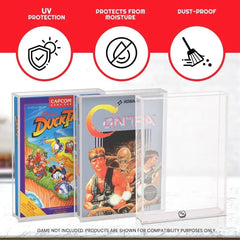 Acrylgehäuse 2er-Pack für NES Spiele - Smalltinytoystore