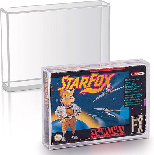 Acrylgehäuse 2er-Pack für SNES/N64 Spiele - Smalltinytoystore
