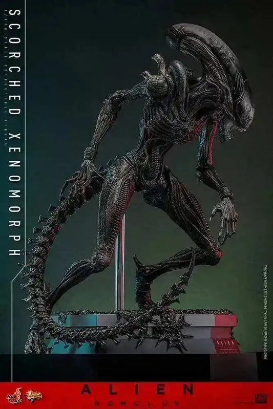 Alien: Romulus Movie Masterpiece Actionfigur 1/6 Scorched Xenomorph 44 cm HOT TOYS - Smalltinytoystore