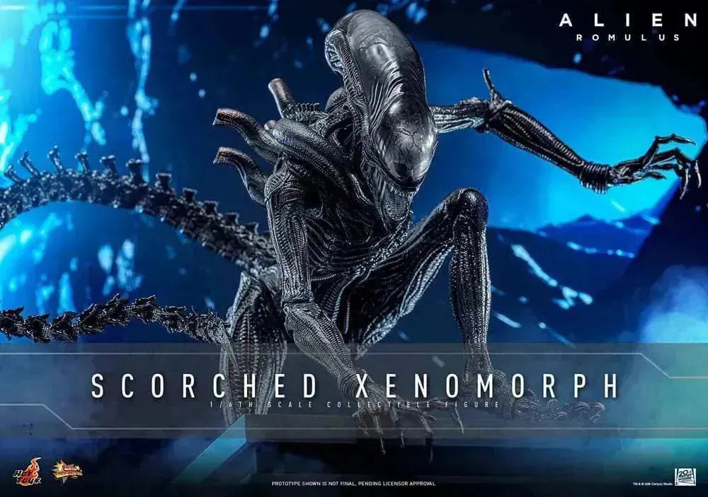 Alien: Romulus Movie Masterpiece Actionfigur 1/6 Scorched Xenomorph 44 cm HOT TOYS - Smalltinytoystore