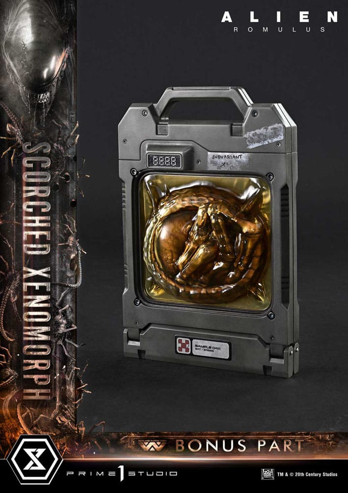 Alien: Romulus Museum Masterline XL Statue 1/3 Scorched Xenomorph Deluxe Bonus Version 98 cm - Smalltinytoystore