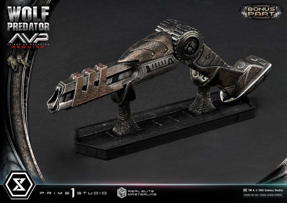 Alien vs. Predator Real Elite Masterline Series Statue 1/3 Requiem Wolf Predator Deluxe Bonus Ver. 95 cm - Smalltinytoystore