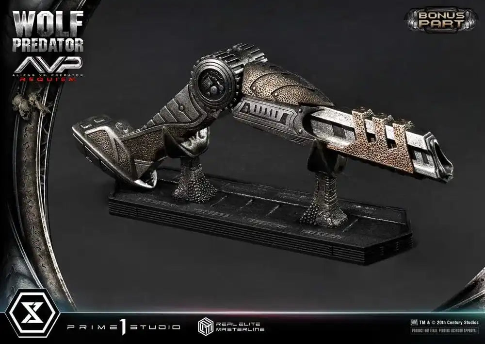 Alien vs. Predator Real Elite Masterline Series Statue 1/3 Requiem Wolf Predator Deluxe Bonus Ver. 95 cm - Smalltinytoystore