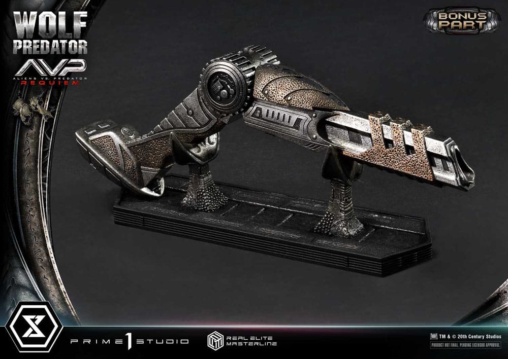 Alien vs. Predator Real Elite Masterline Series Statue 1/3 Requiem Wolf Predator Deluxe Bonus Ver. 95 cm - Smalltinytoystore