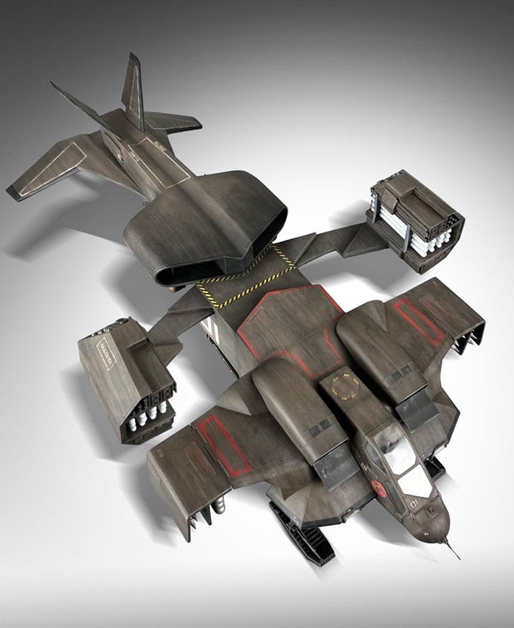 Aliens Replik UD-4 Cheyenne Dropship 61 cm - Smalltinytoystore