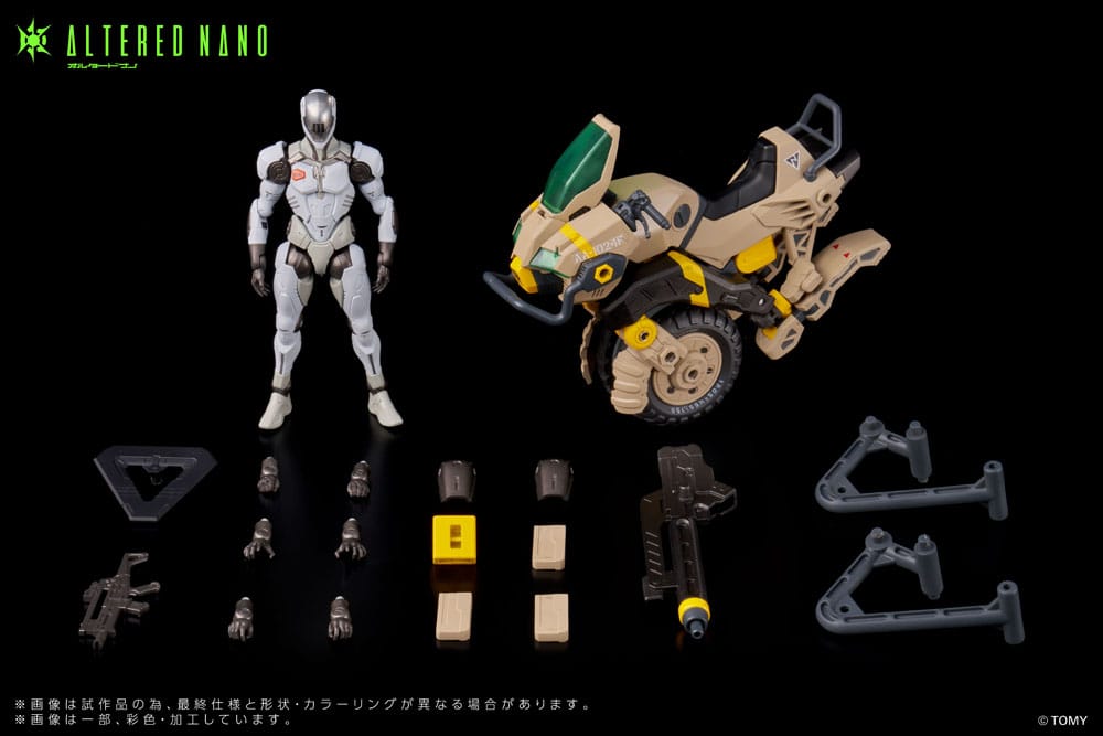 Altered Nano Actionfigur AN-EX Alt FRIGATE & AA-CAFALL 1024 (FLAGSHIP) 10 cm - Smalltinytoystore