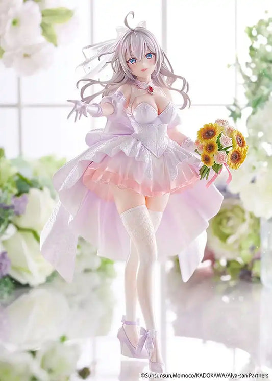 Alya Sometimes Hides Her Feelings in Russian Statue 1/7 Alisa Mikhailovna Kujou Wedding Dress Ver. 24 cm