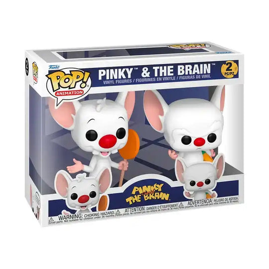 Animaniacs POP! Television Vinyl Figuren 2er-Pack Pinky & The Brain 9 cm - Smalltinytoystore
