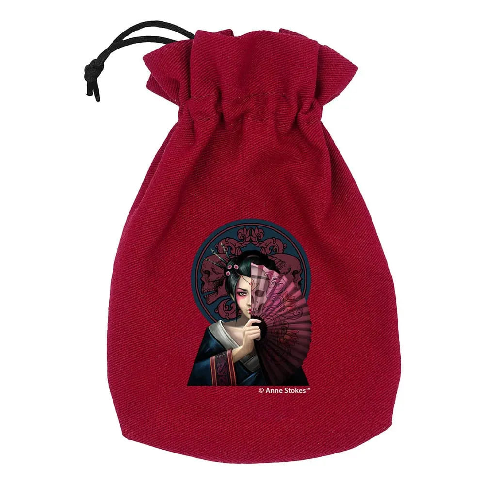 Anne Stokes Würfelbeutel Geisha Skull - Smalltinytoystore